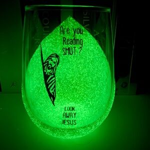 Glowing Green Novelty Glass